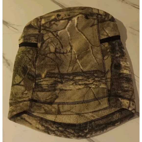 Realtree Camo Fleece Hood Balaclava Mask Hat Head Cover - Picture 2 of 4